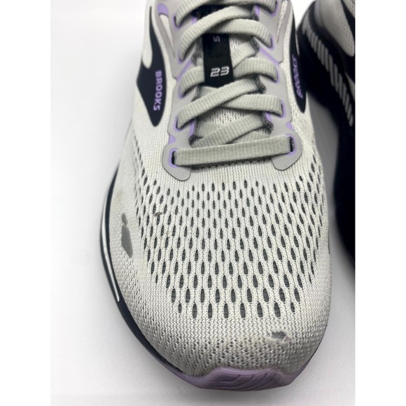 Brooks Adrenaline Gts 23 Womens 8 B Gray Mesh Athletic Running Shoes 1203811B039 - Picture 4 of 8